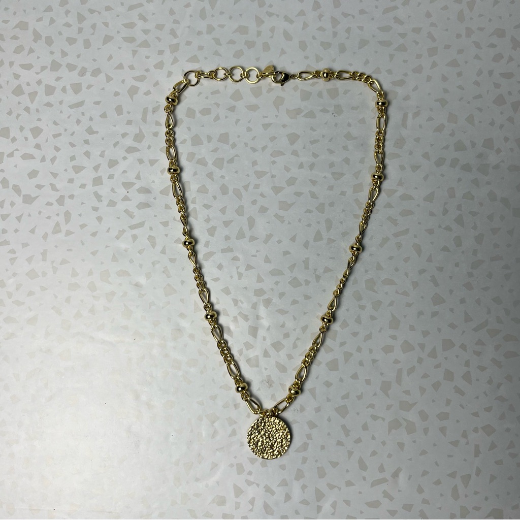 Gorjana Gold Tone Coin Pendant Necklace
